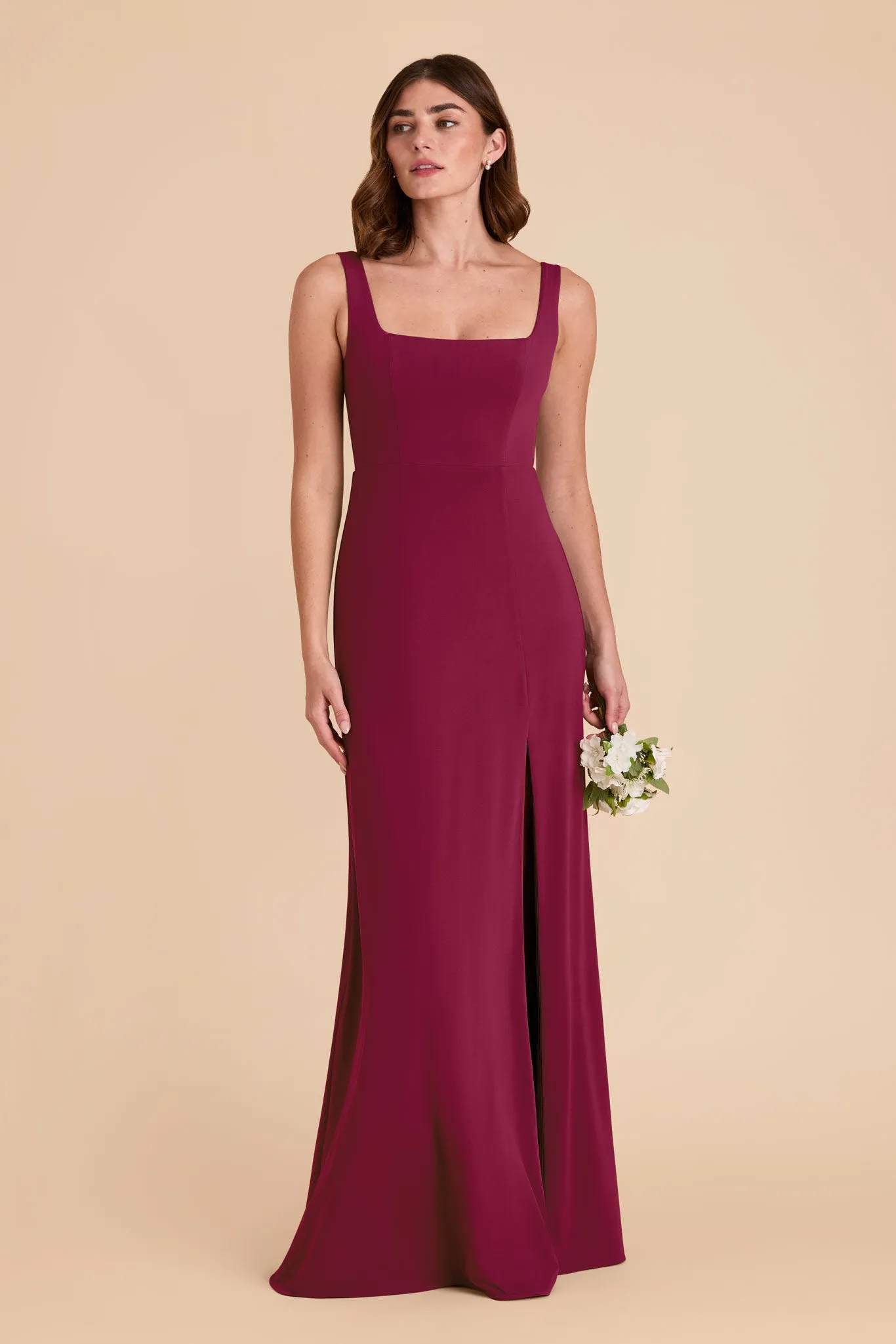 Alex Luxe Stretch Knit Dress - Berry sold by Birdy Grey product image thumbnail 3