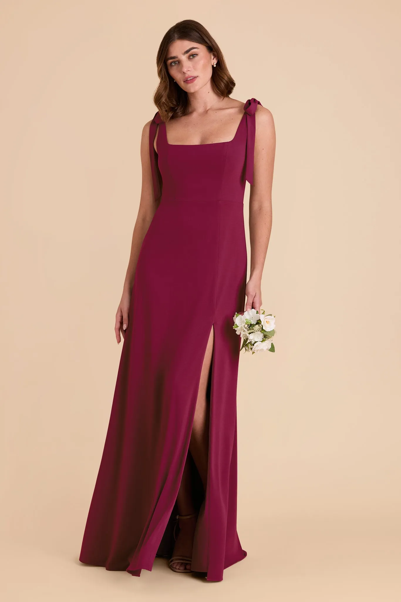 Alex Luxe Stretch Knit Dress - Berry sold by Birdy Grey product image thumbnail 5