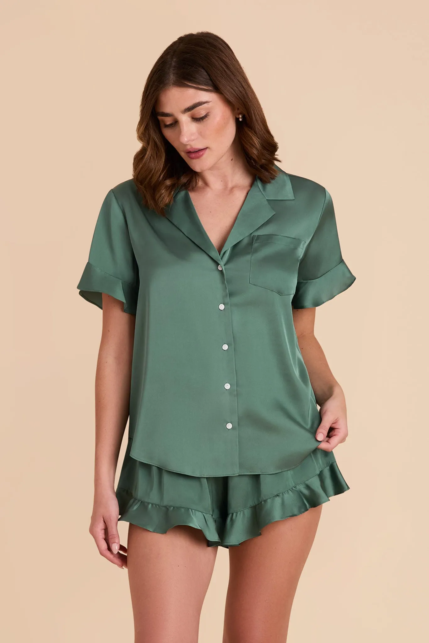 Esther Pajamas - Eucalyptus sold by Birdy Grey product image thumbnail 4