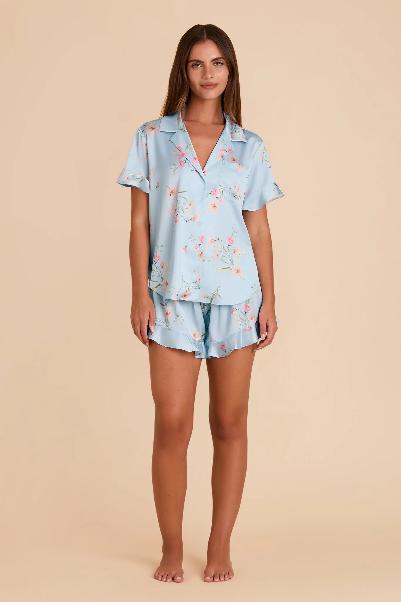 Esther Pajamas - Blue Mist Le Fleur sold by Birdy Grey product image thumbnail 3