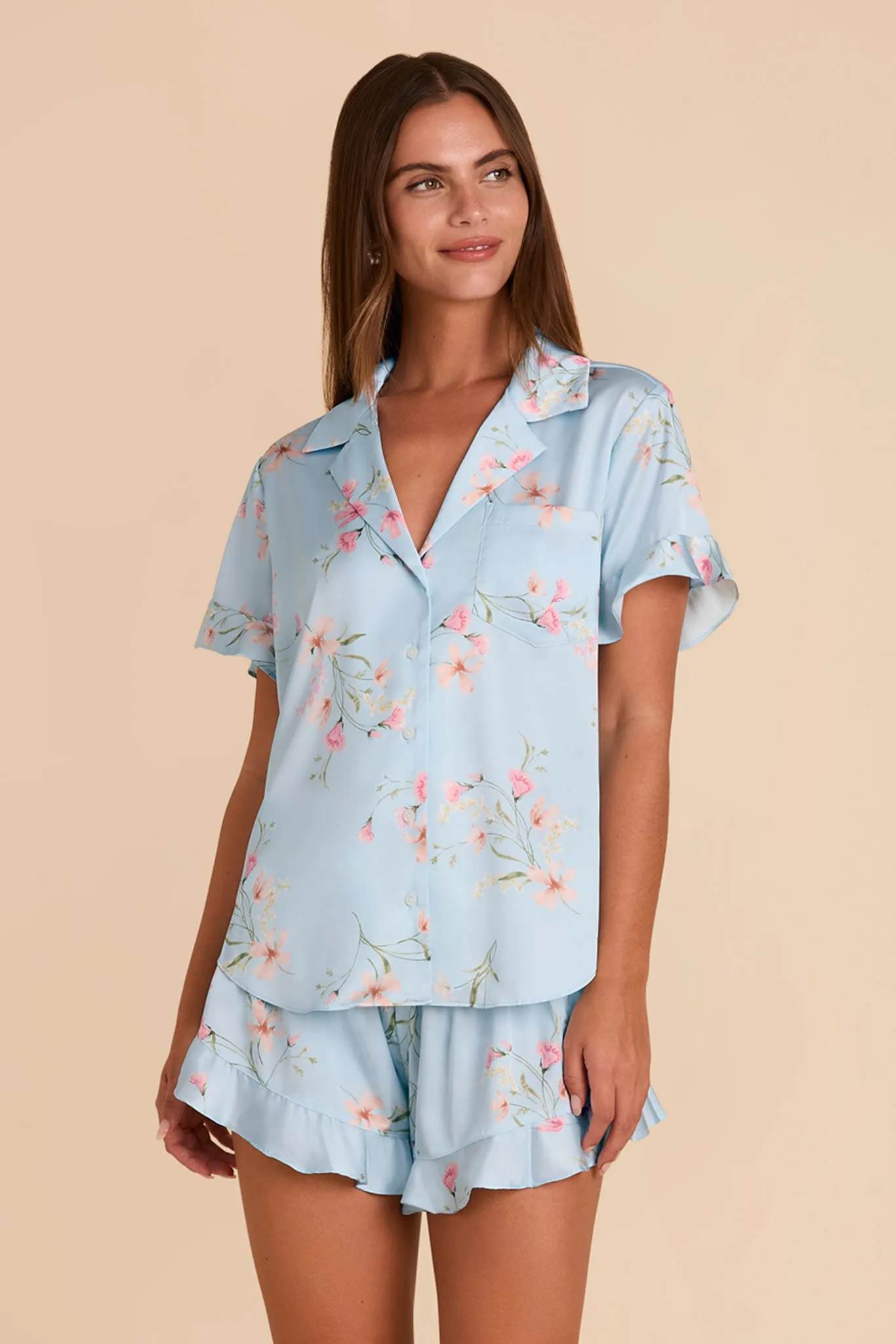 Esther Pajamas - Blue Mist Le Fleur sold by Birdy Grey product image thumbnail 2