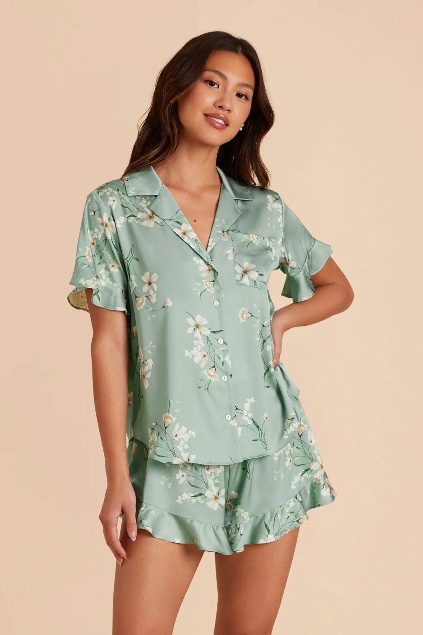 Esther Pajamas - Sage Le Fleur sold by Birdy Grey