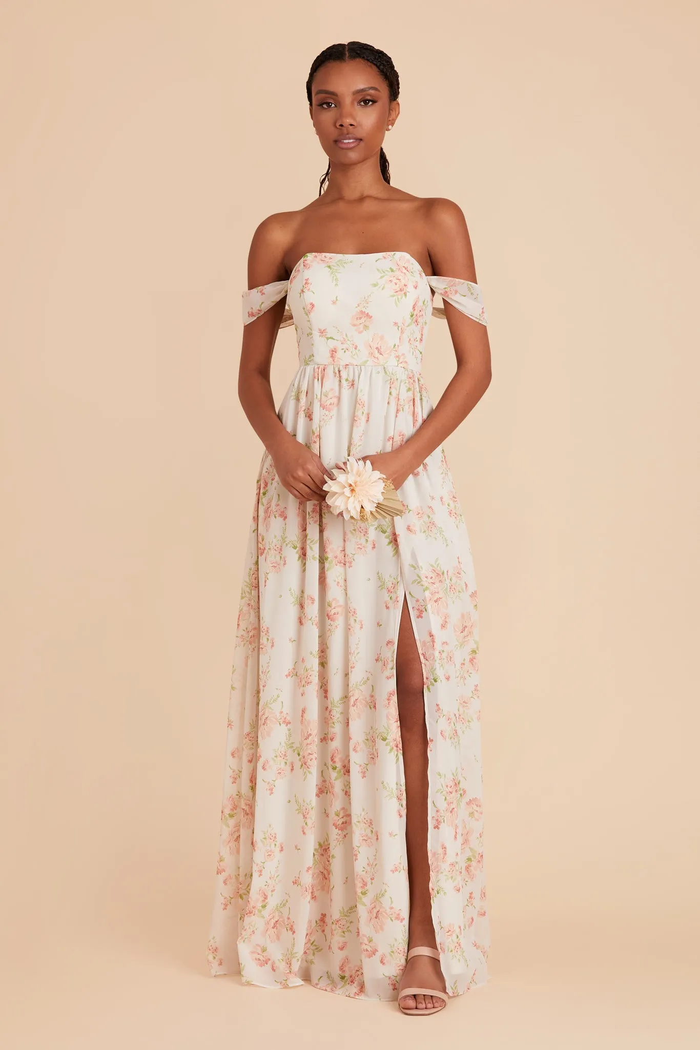 August Chiffon Dress - Whimsical Blooms sold by Birdy Grey product image thumbnail 2