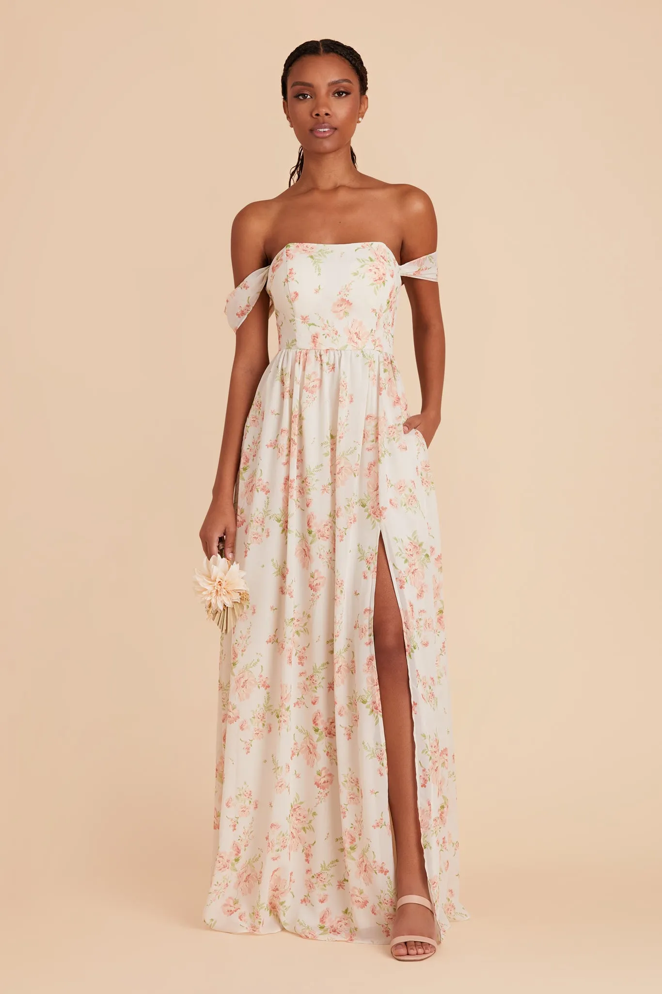 August Chiffon Dress - Whimsical Blooms sold by Birdy Grey product image thumbnail 3