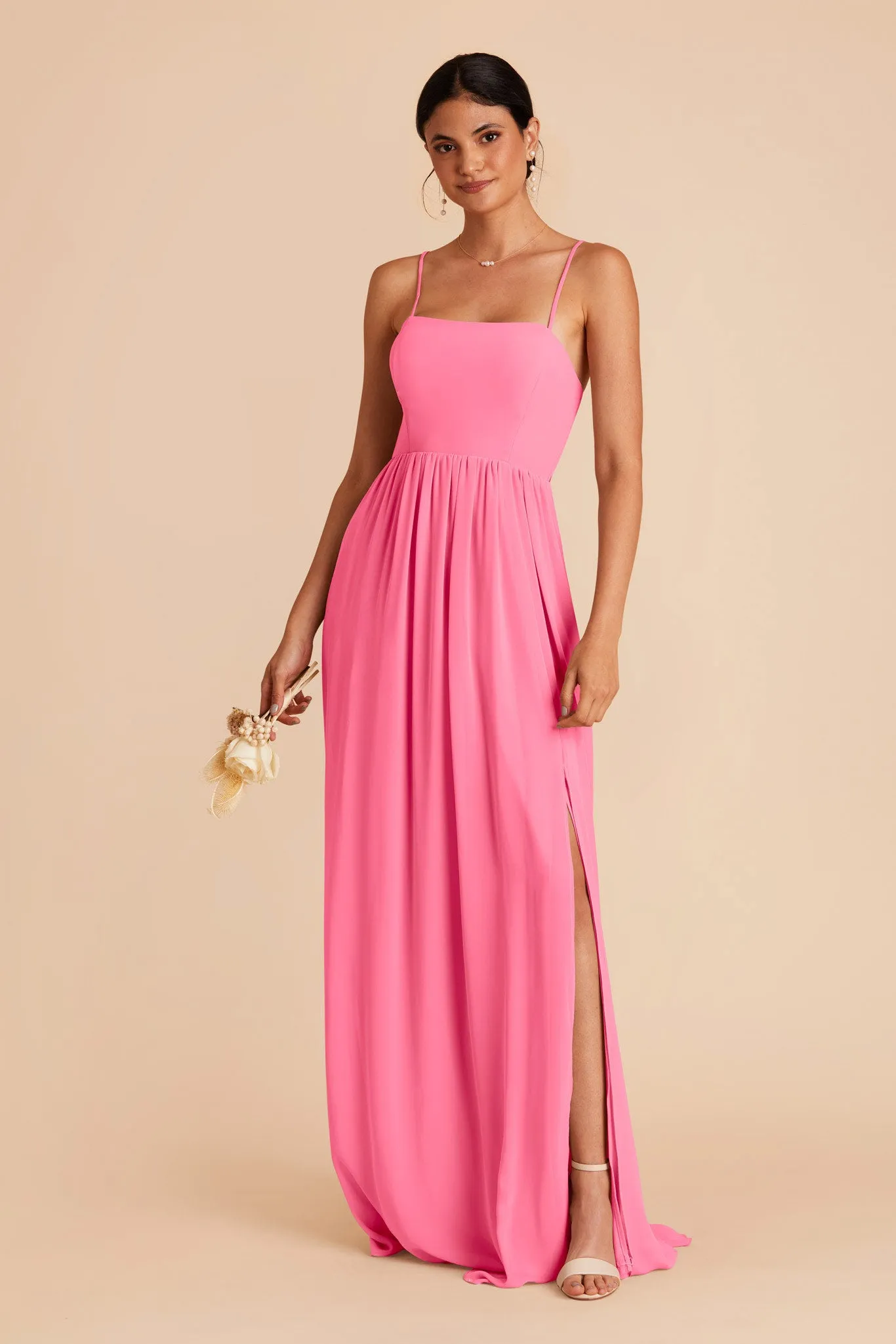 August Chiffon Dress - Bon Bon Pink sold by Birdy Grey product image thumbnail 5