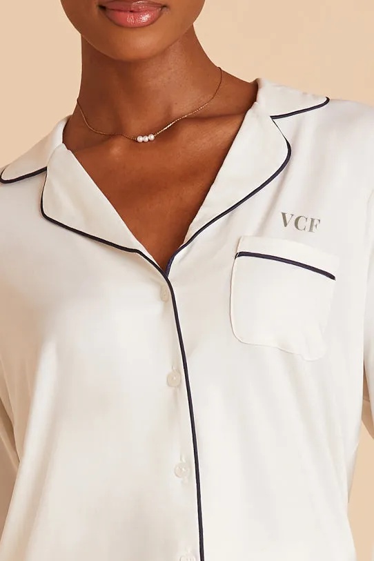 Jenna Bamboo Pajama Set - Ivory sold by Birdy Grey product image thumbnail 2