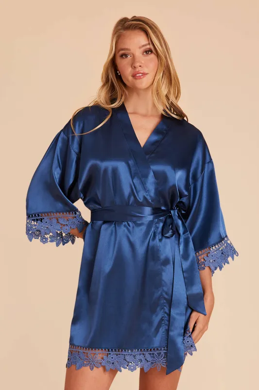 Claudine Robe - Slate Blue sold by Birdy Grey