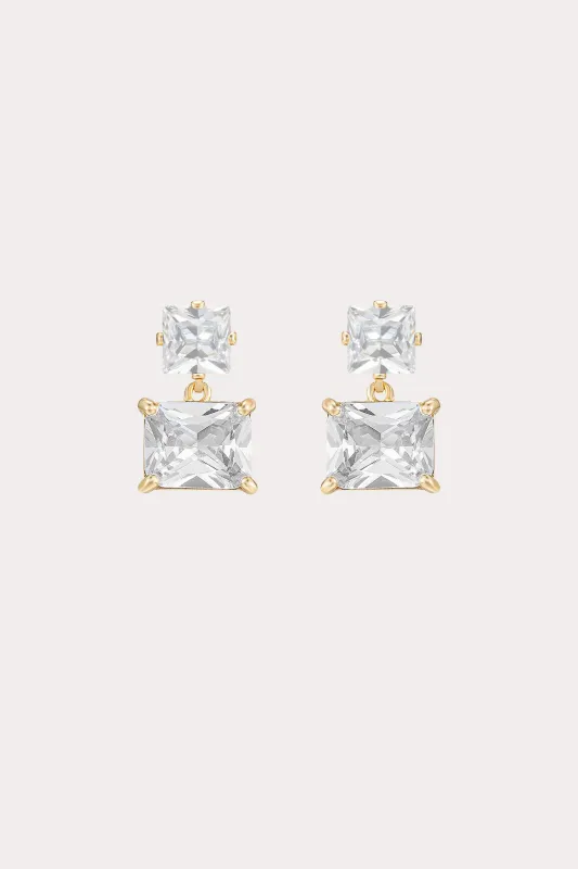 Valencia Earrings - Gold sold by Birdy Grey