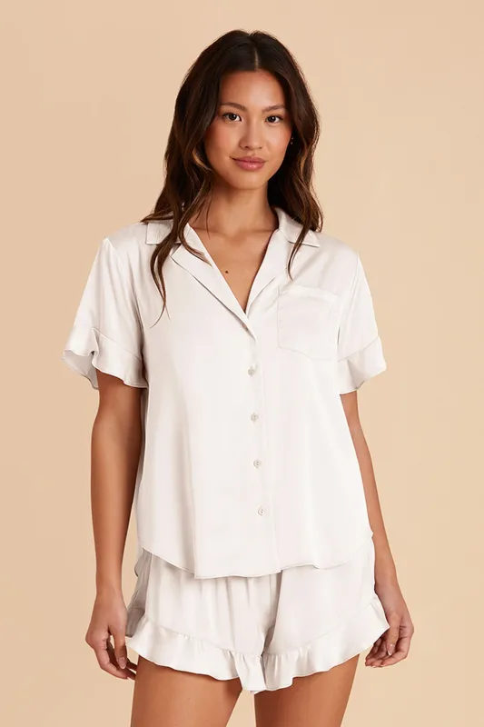 Esther Pajamas - Ivory sold by Birdy Grey
