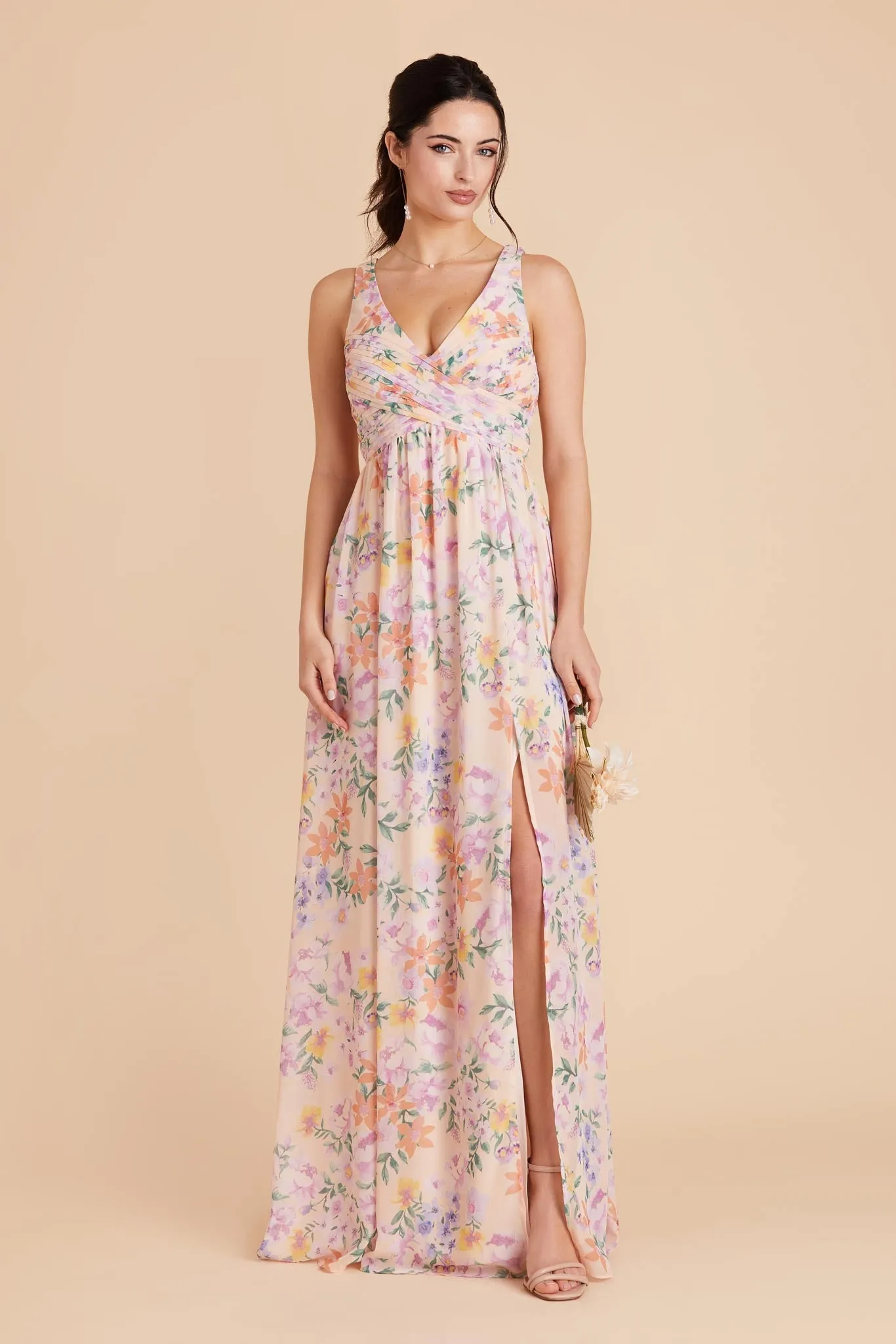 Laurie Chiffon Dress - Botanical Blooms sold by Birdy Grey product image thumbnail 5