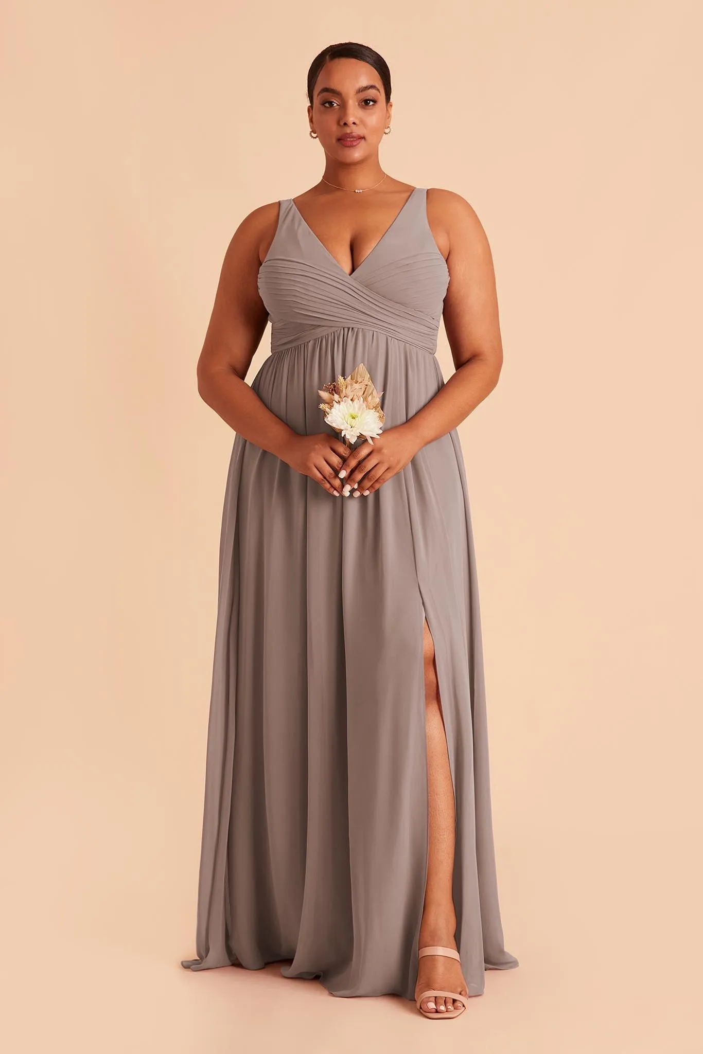 Laurie Chiffon Dress - Toffee sold by Birdy Grey product image thumbnail 3