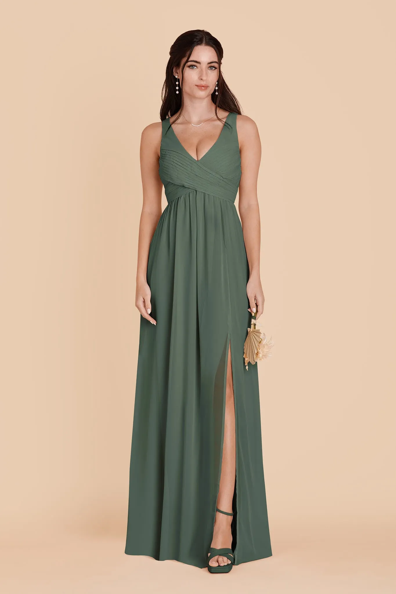Laurie Chiffon Dress - Eucalyptus sold by Birdy Grey product image thumbnail 4