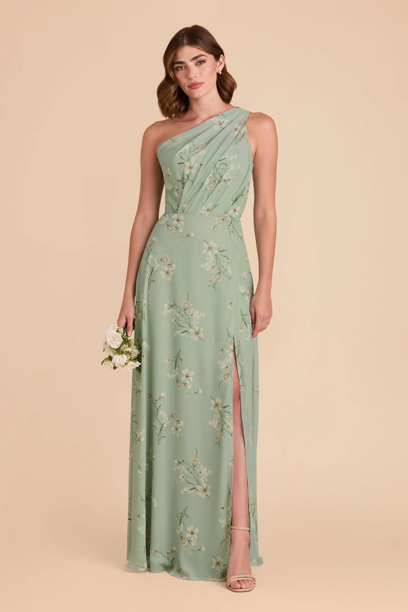 Kira Convertible Dress With Slit - Sage Le Fleur sold by Birdy Grey product image thumbnail 3