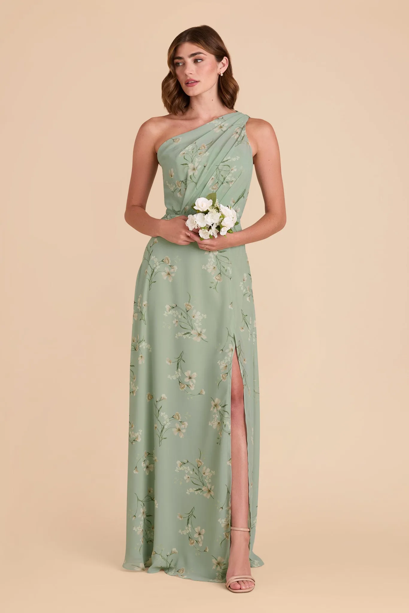 Kira Convertible Dress With Slit - Sage Le Fleur sold by Birdy Grey product image thumbnail 2