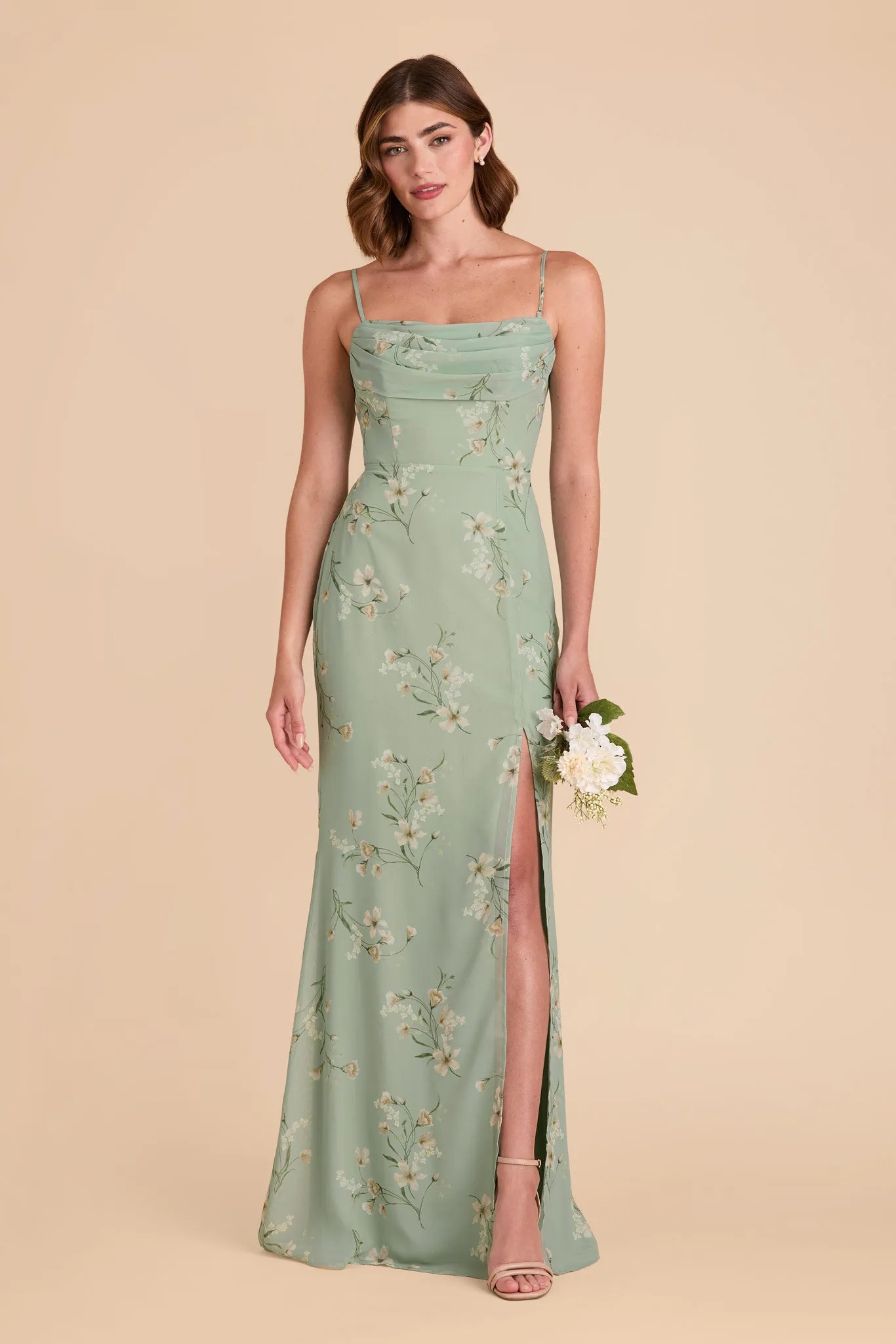 Mira Chiffon Dress - Sage Le Fleur sold by Birdy Grey product image thumbnail 2