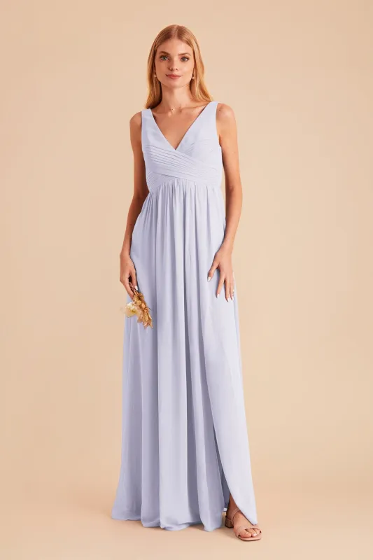 Laurie Chiffon Dress - Periwinkle Blue sold by Birdy Grey