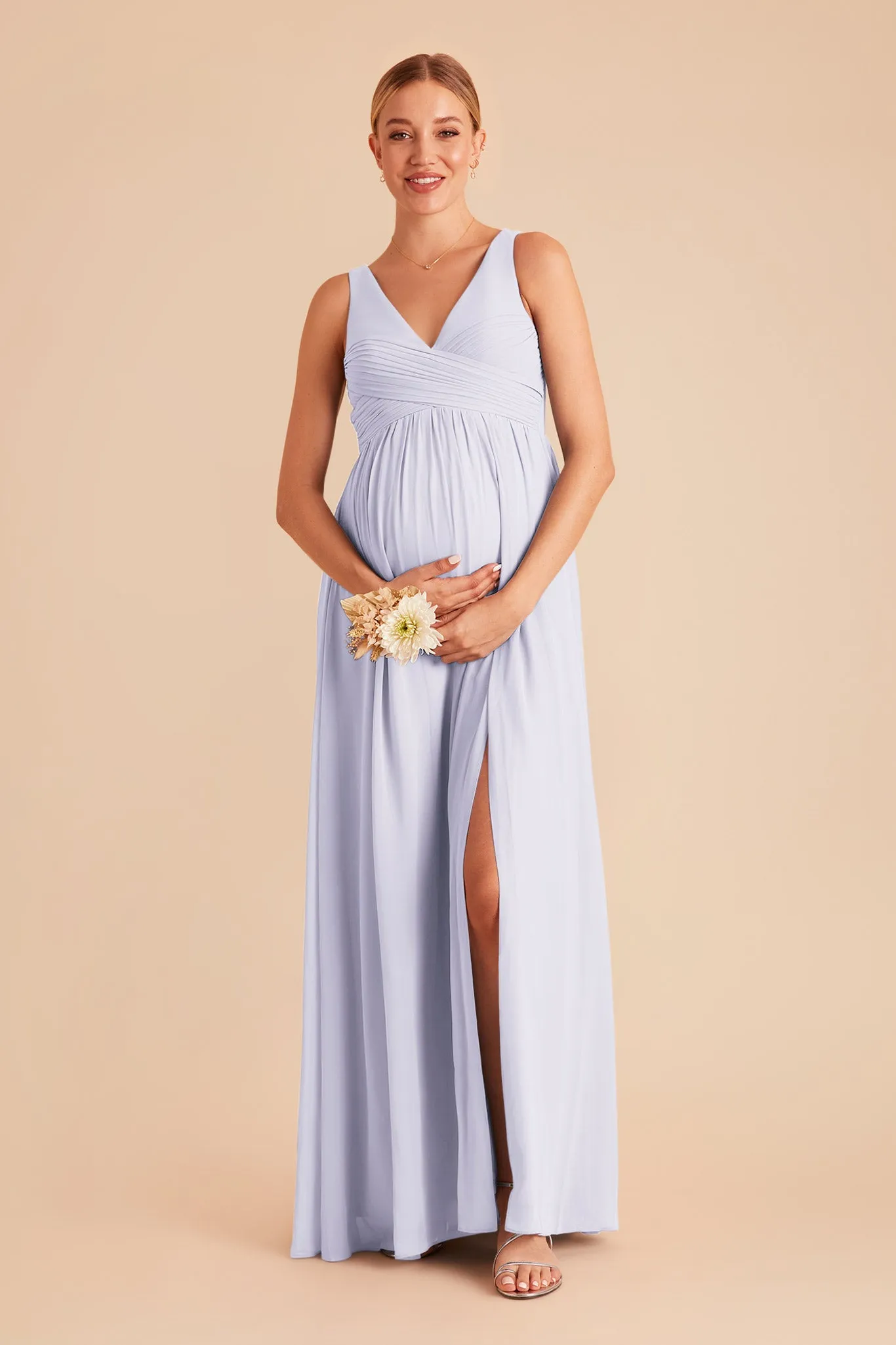 Laurie Chiffon Dress - Periwinkle Blue sold by Birdy Grey product image thumbnail 2