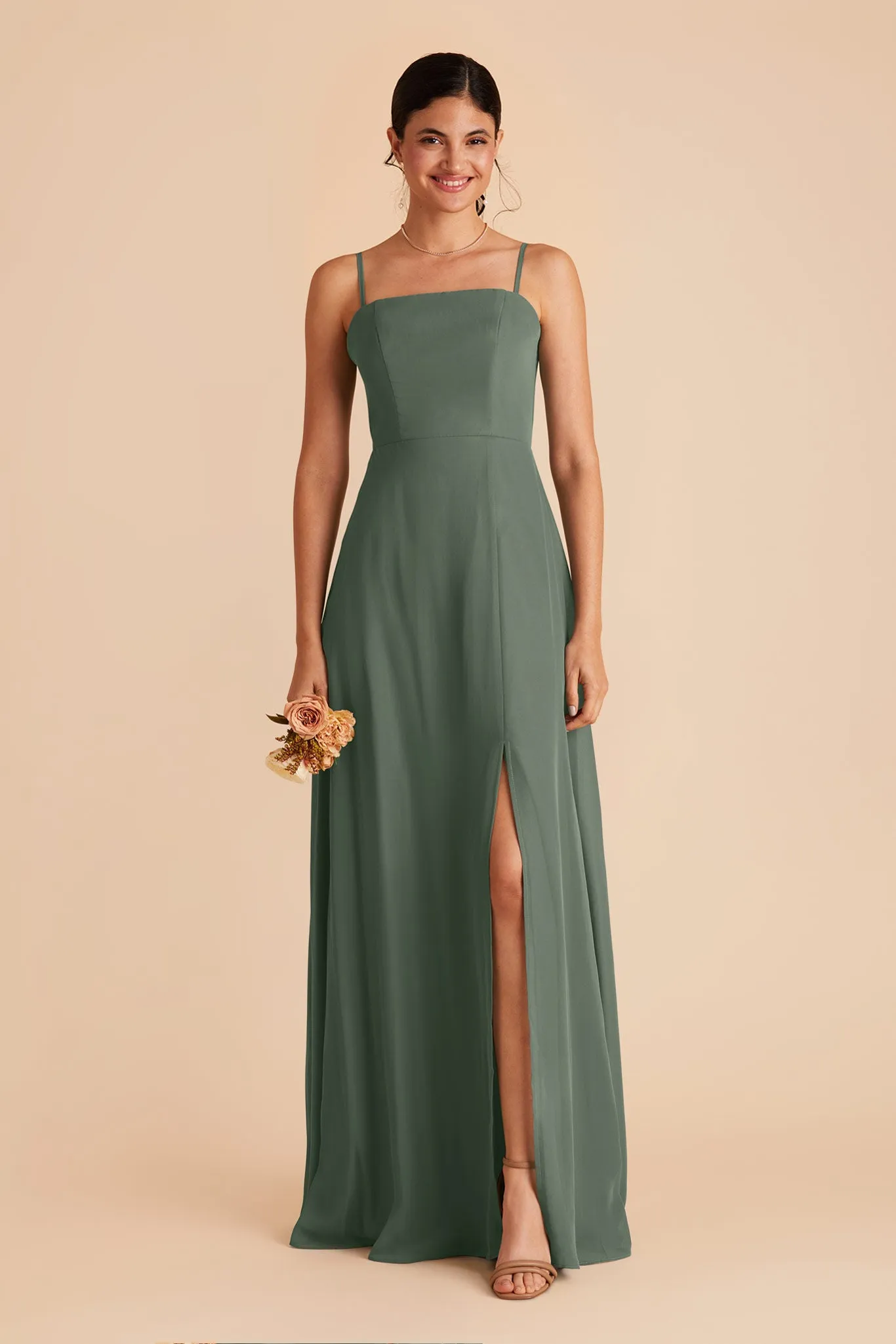 Chris Chiffon Dress - Eucalyptus sold by Birdy Grey product image thumbnail 3