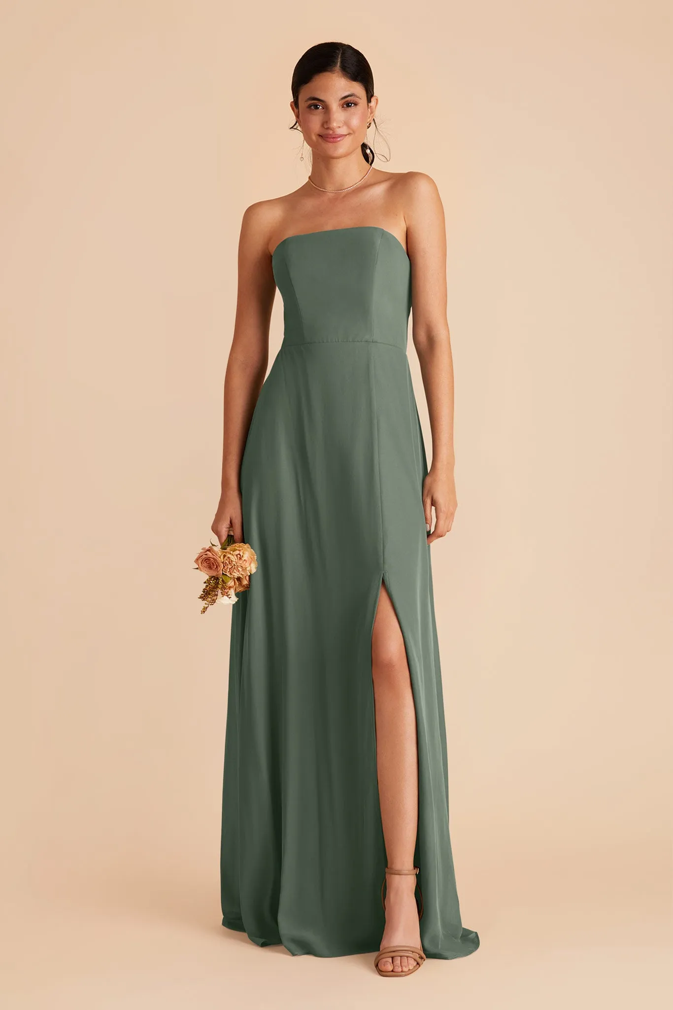 Chris Chiffon Dress - Eucalyptus sold by Birdy Grey product image thumbnail 4