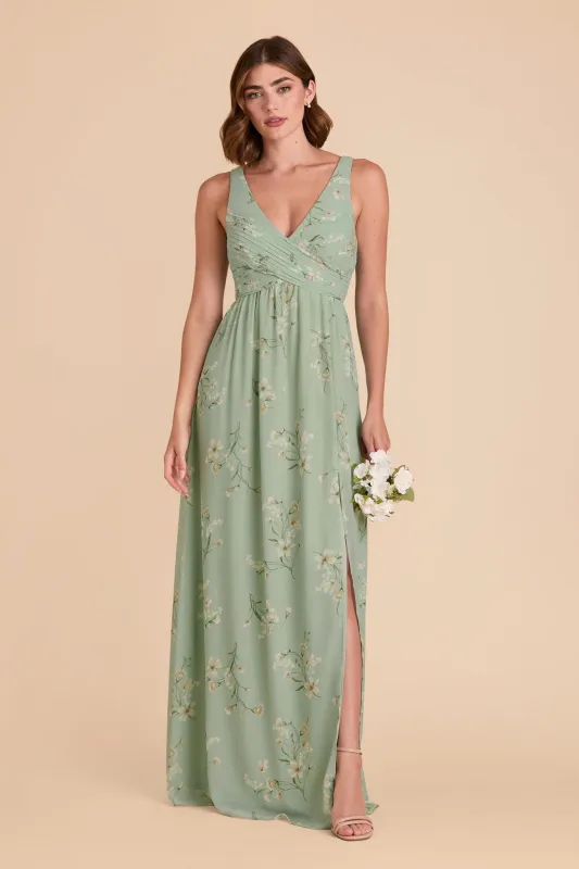 Laurie Chiffon Dress - Sage Le Fleur sold by Birdy Grey