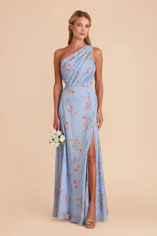 Kira Chiffon Dress - Periwinkle Blue Le Fleur sold by Birdy Grey