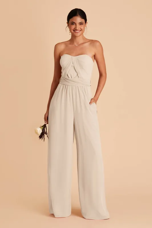 Gigi Convertible Jumpsuit - Classic Champagne sold by Birdy Grey