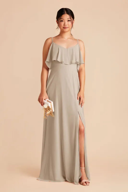 Jane Convertible Dress With Slit - Classic Champagne sold by Birdy Grey