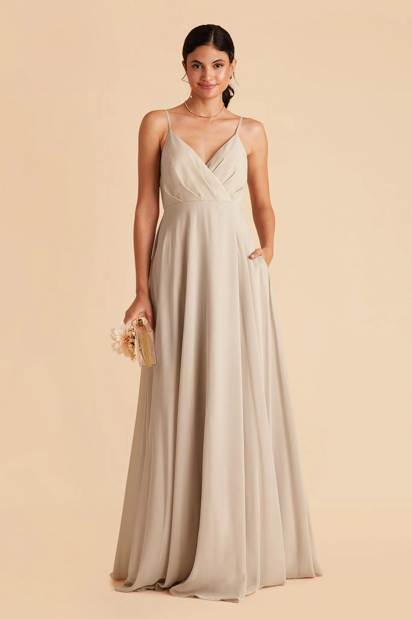 Kaia Dress - Classic Champagne sold by Birdy Grey product image thumbnail 4
