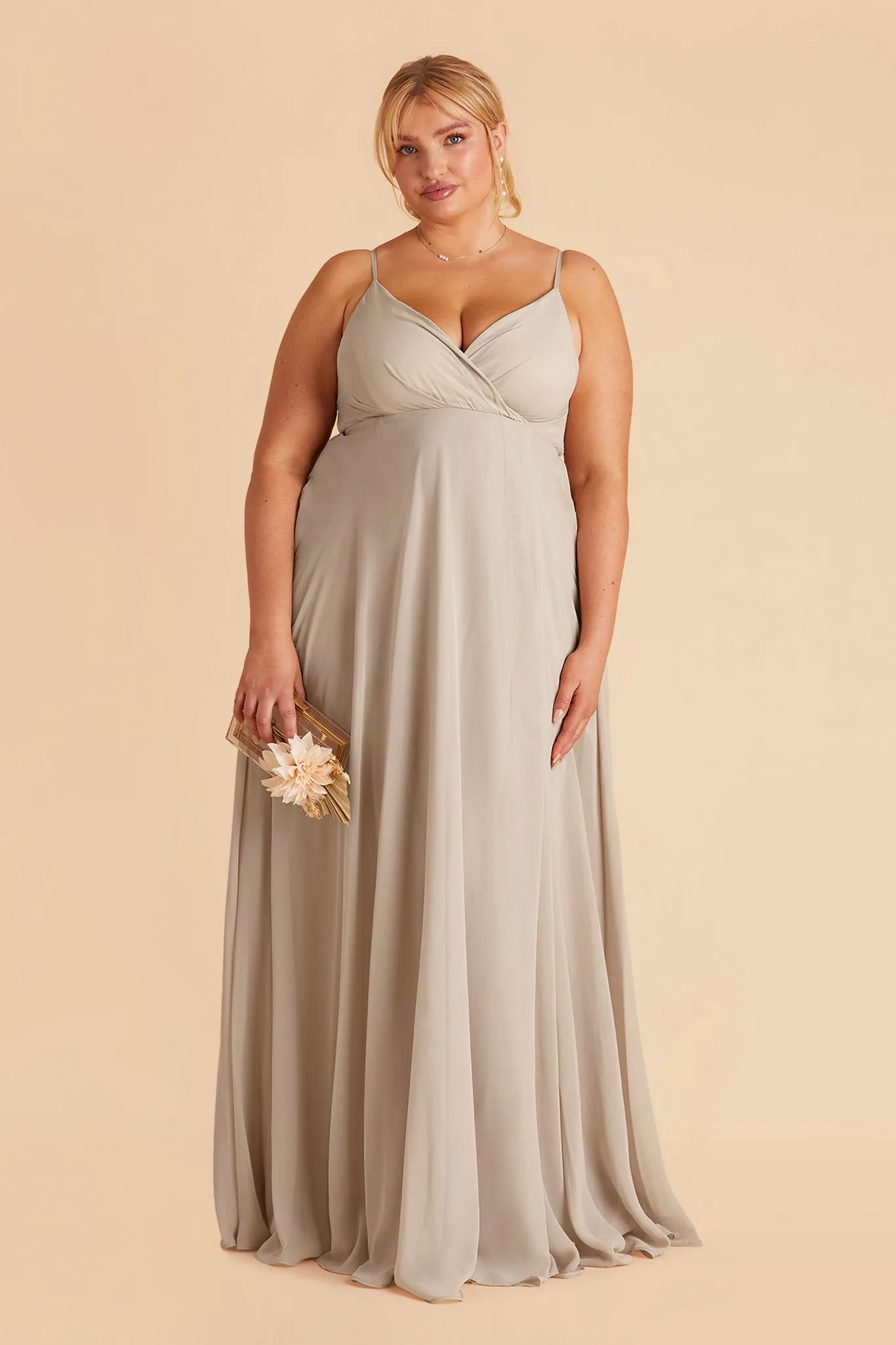 Kaia Chiffon Dress - Classic Champagne sold by Birdy Grey product image thumbnail 2