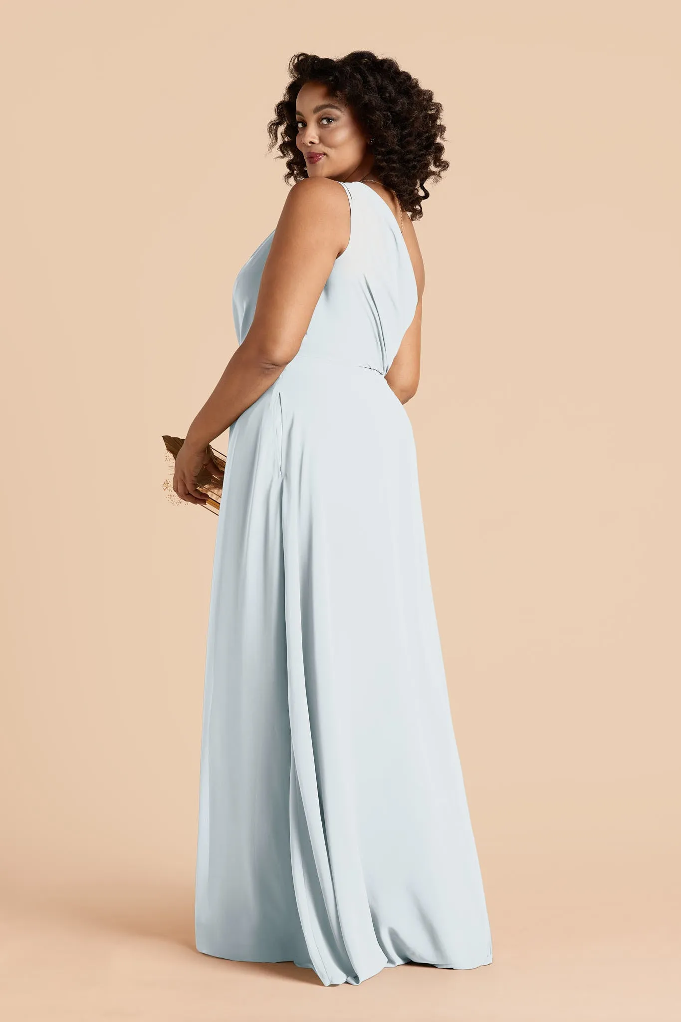 Kira Chiffon Dress - Mist Blue sold by Birdy Grey product image thumbnail 5