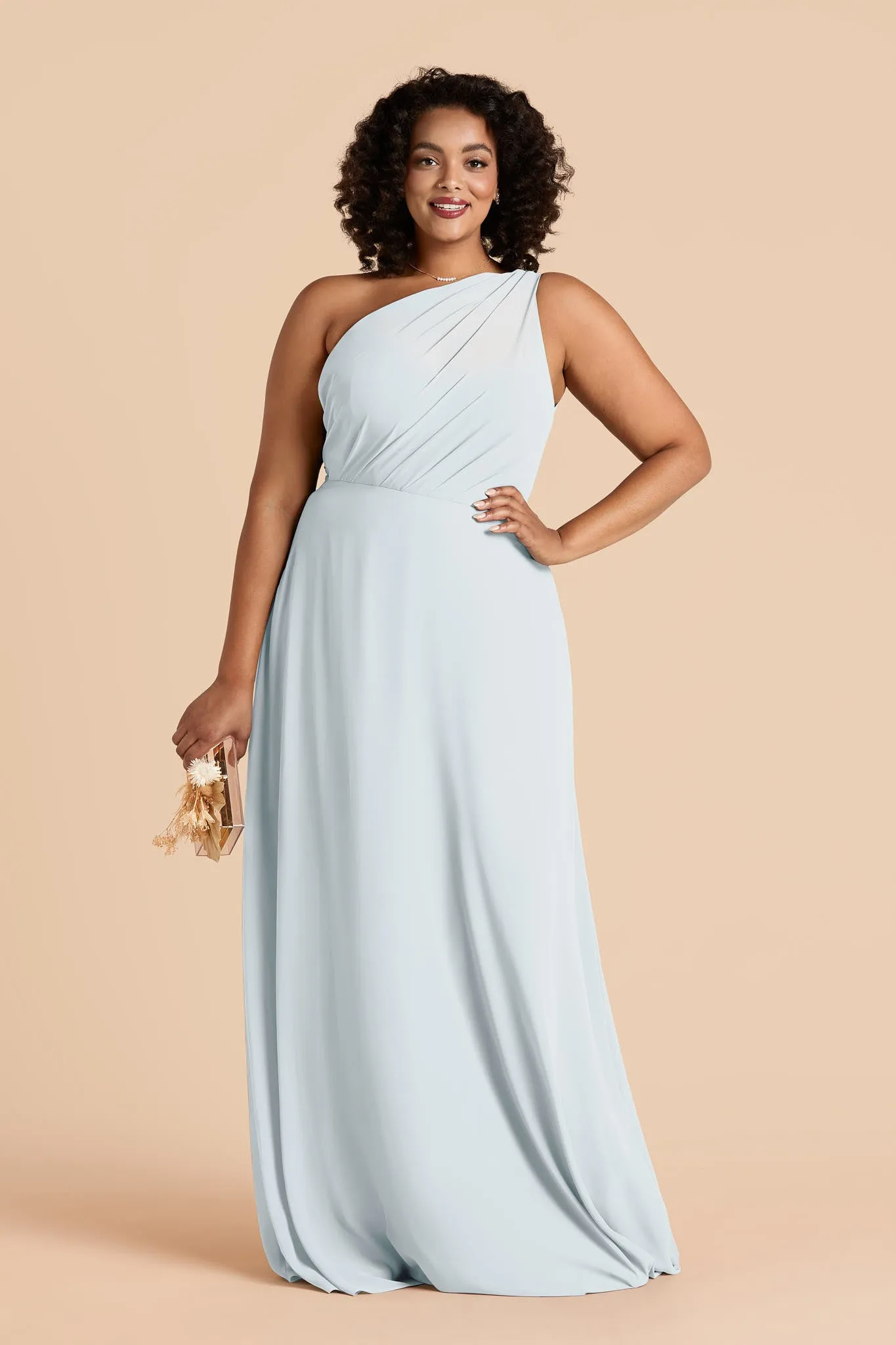 Kira Chiffon Dress - Mist Blue sold by Birdy Grey product image thumbnail 2