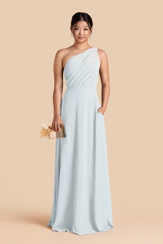 Kira Chiffon Dress - Mist Blue sold by Birdy Grey