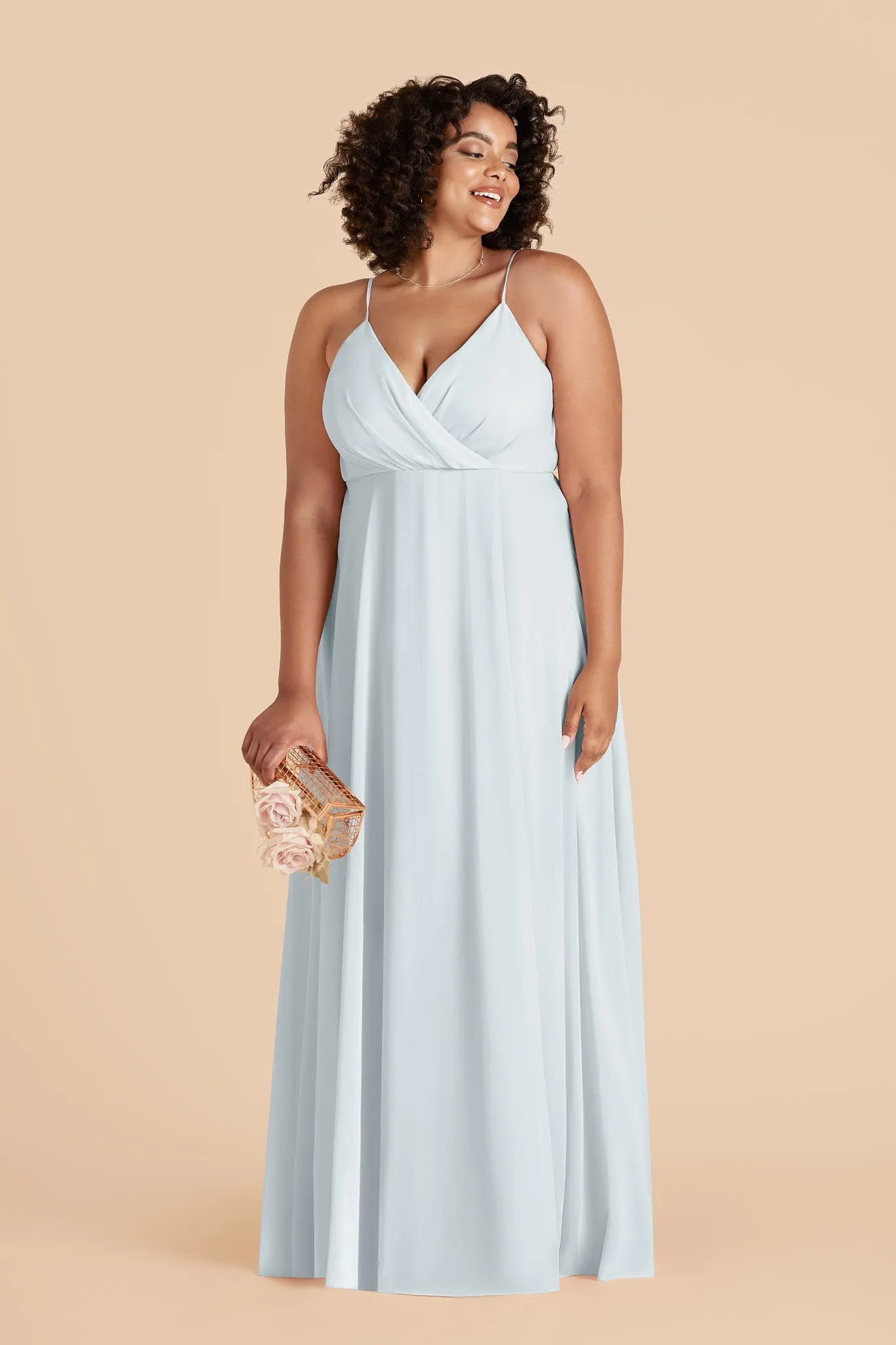 Kaia Chiffon Dress - Mist Blue sold by Birdy Grey product image thumbnail 2