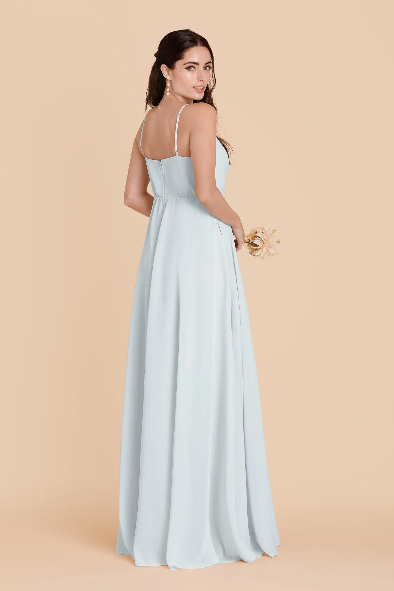 Kaia Chiffon Dress - Mist Blue sold by Birdy Grey product image thumbnail 4