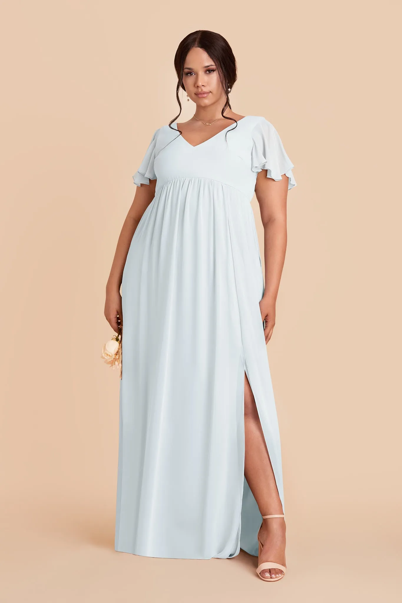 Hannah Chiffon Dress - Mist Blue sold by Birdy Grey product image thumbnail 2