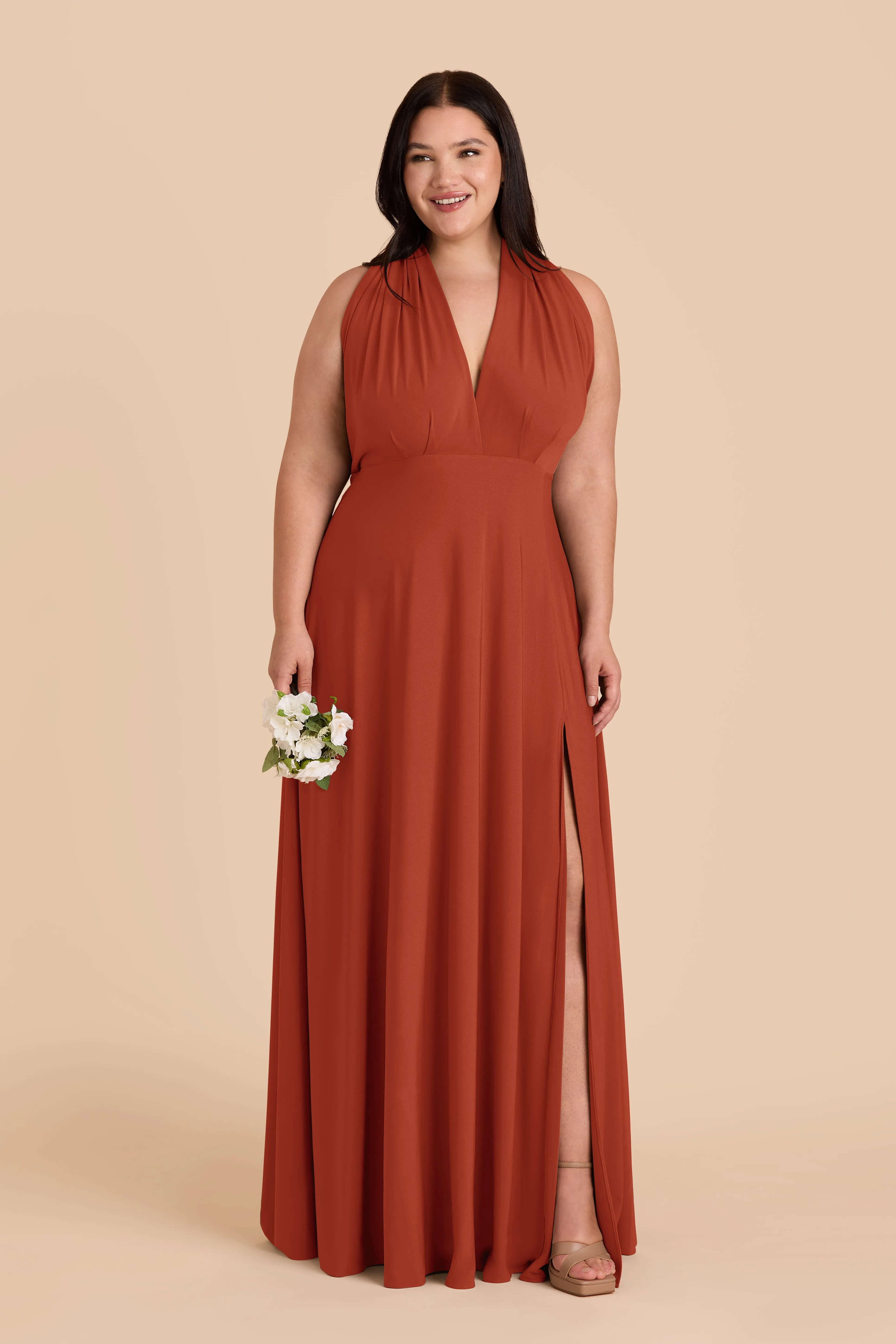 Willow Luxe Knit Dress - Auburn sold by Birdy Grey product image thumbnail 2