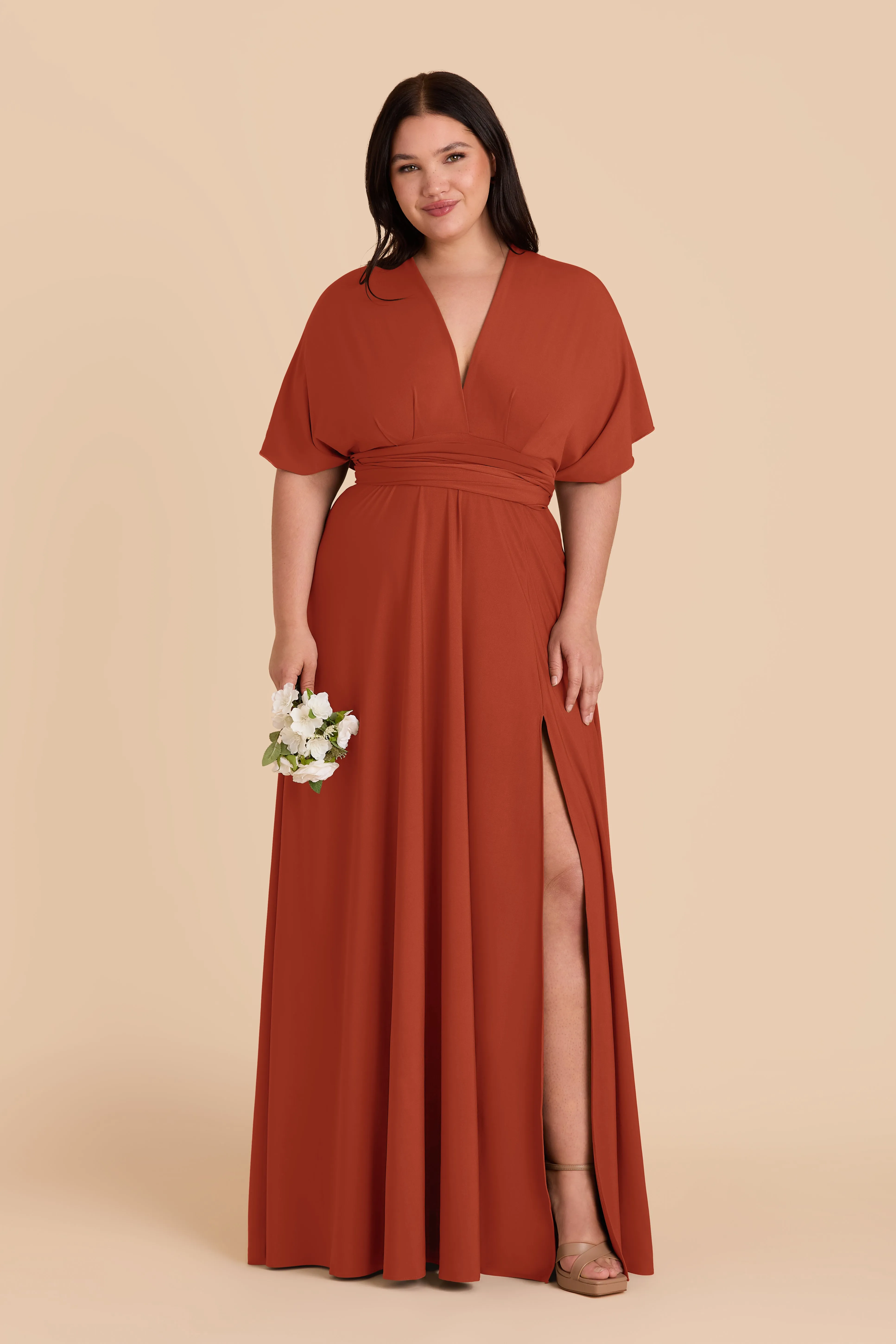 Willow Luxe Knit Dress - Auburn sold by Birdy Grey product image thumbnail 5