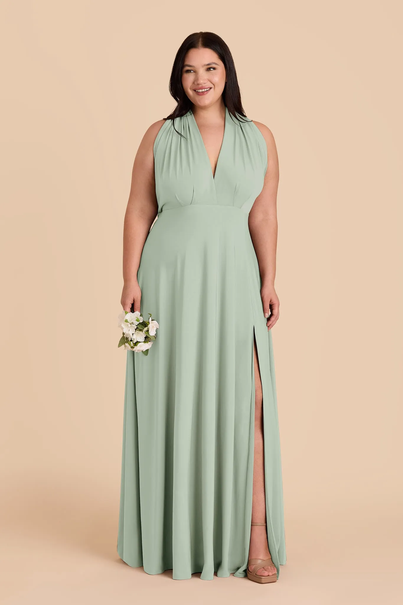 Willow Luxe Knit Dress - Sage sold by Birdy Grey product image thumbnail 2