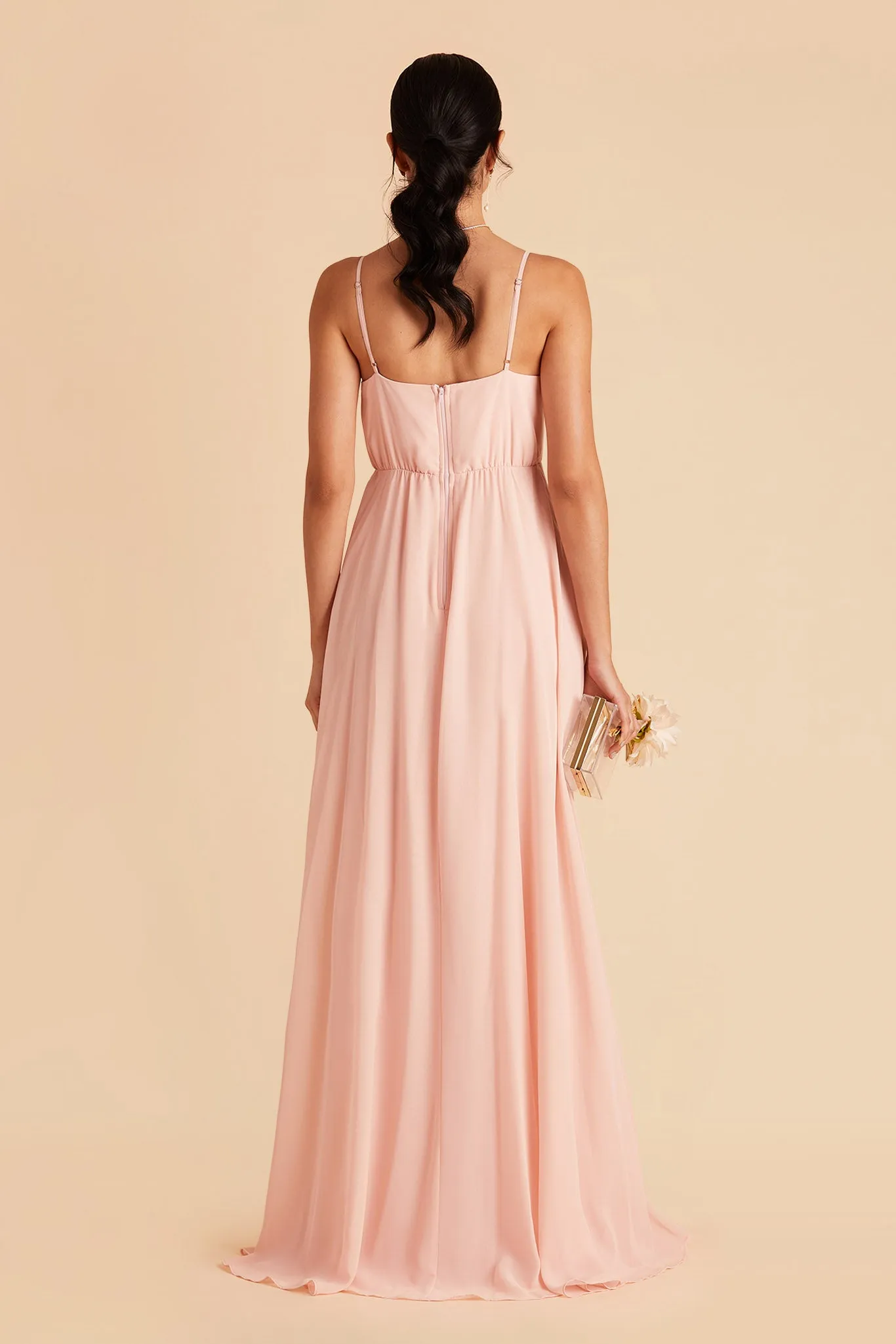 Kaia Chiffon Dress - Blush Pink sold by Birdy Grey product image thumbnail 5