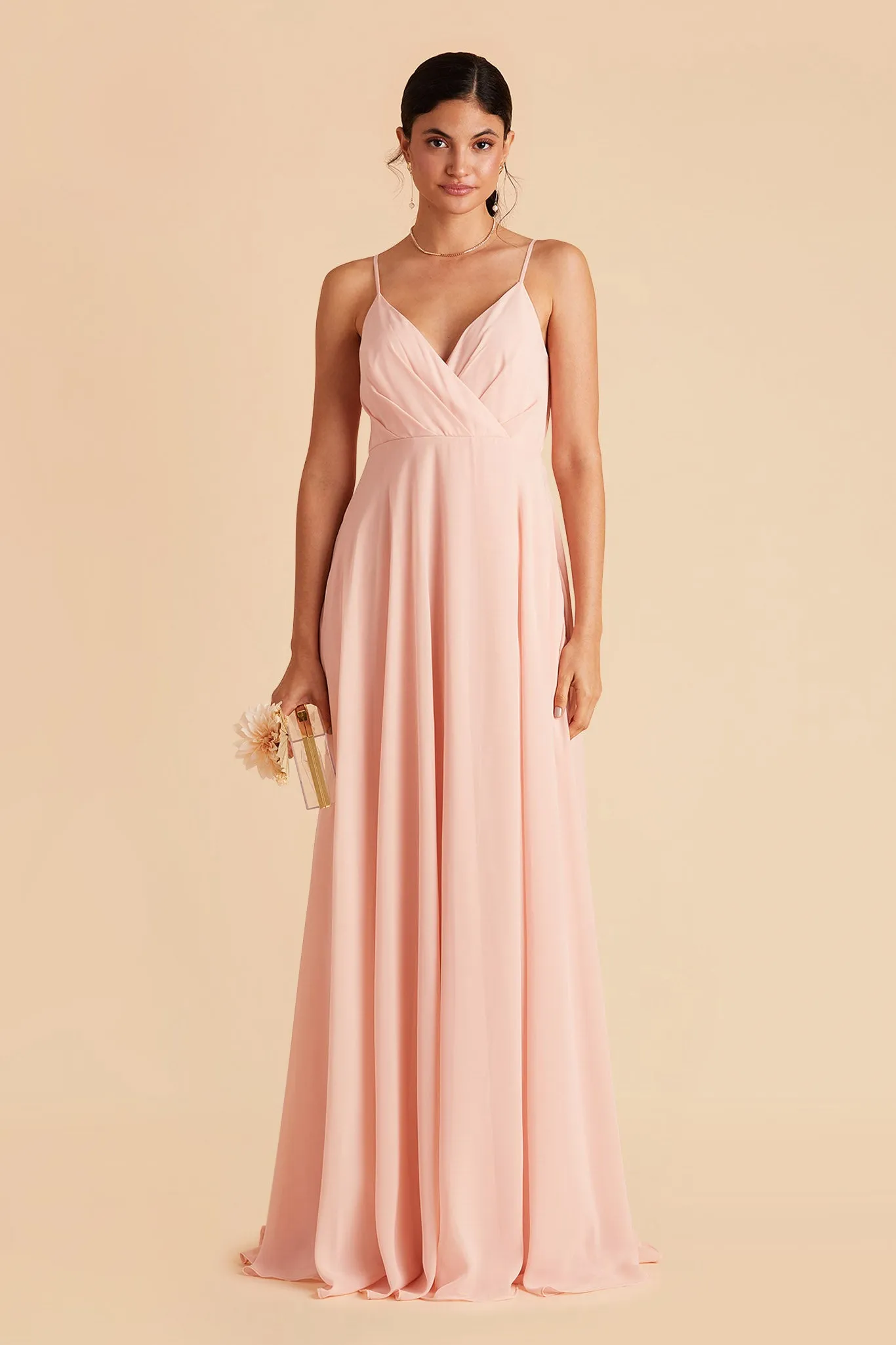 Kaia Chiffon Dress - Blush Pink sold by Birdy Grey product image thumbnail 3