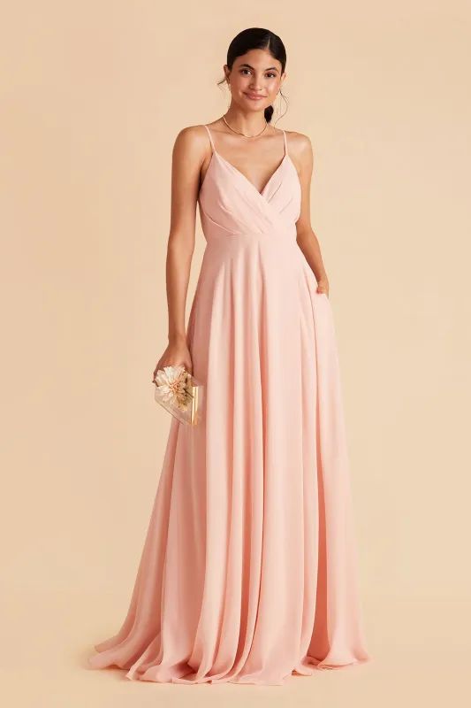 Kaia Chiffon Dress - Blush Pink sold by Birdy Grey