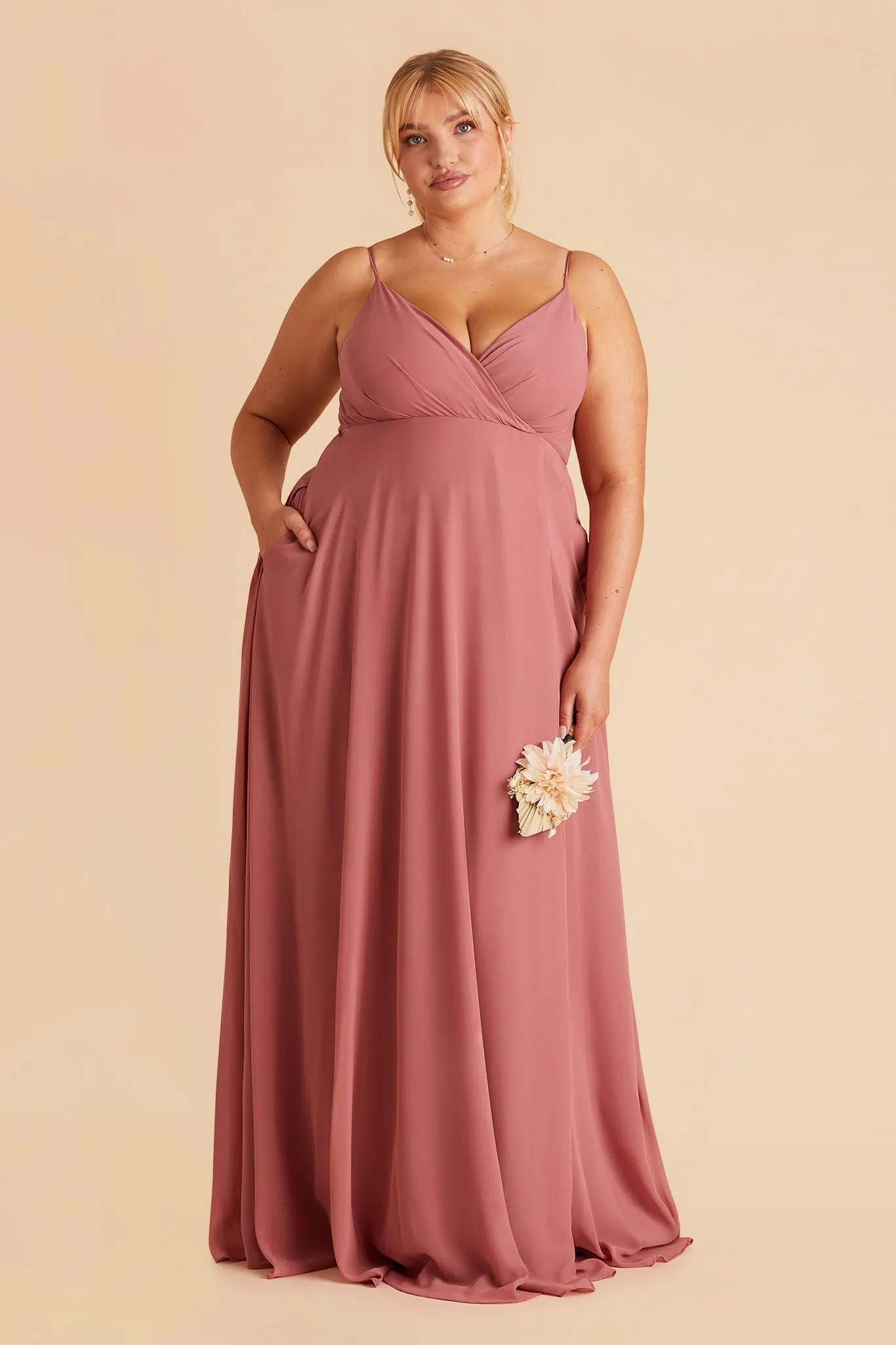 Kaia Chiffon Dress - Mulberry sold by Birdy Grey product image thumbnail 2