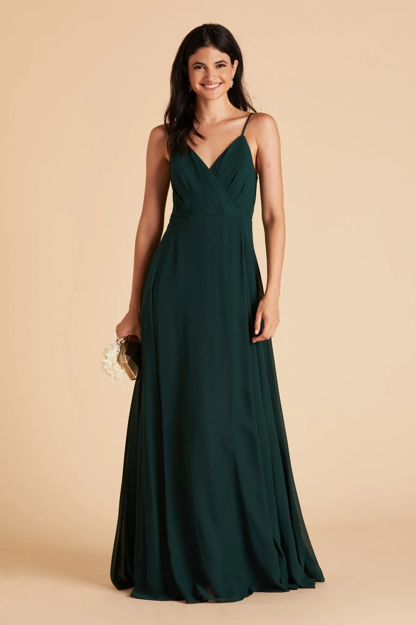 Kaia Chiffon Dress - Emerald sold by Birdy Grey product image thumbnail 5