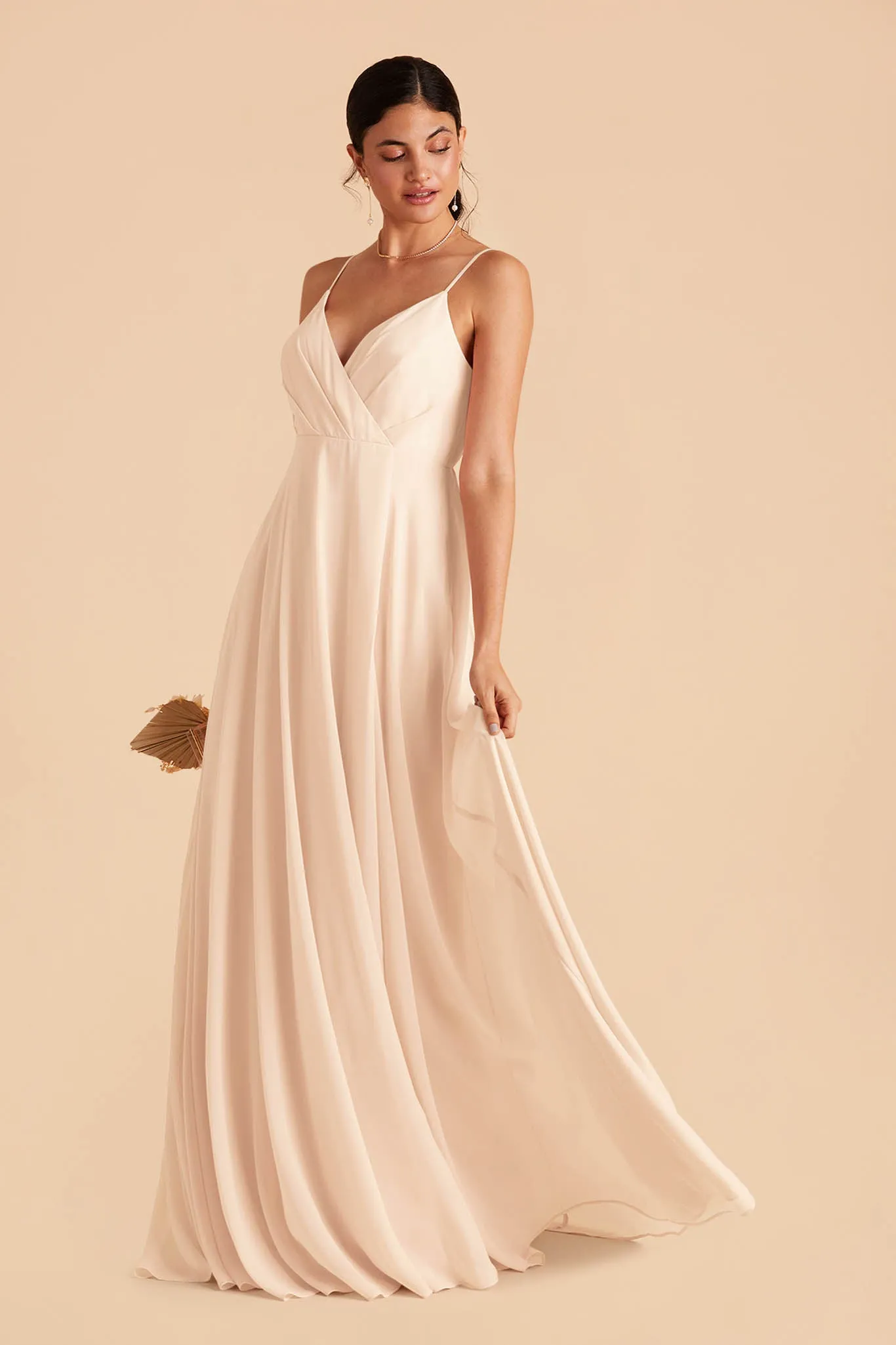 Kaia Chiffon Dress - Champagne sold by Birdy Grey product image thumbnail 4