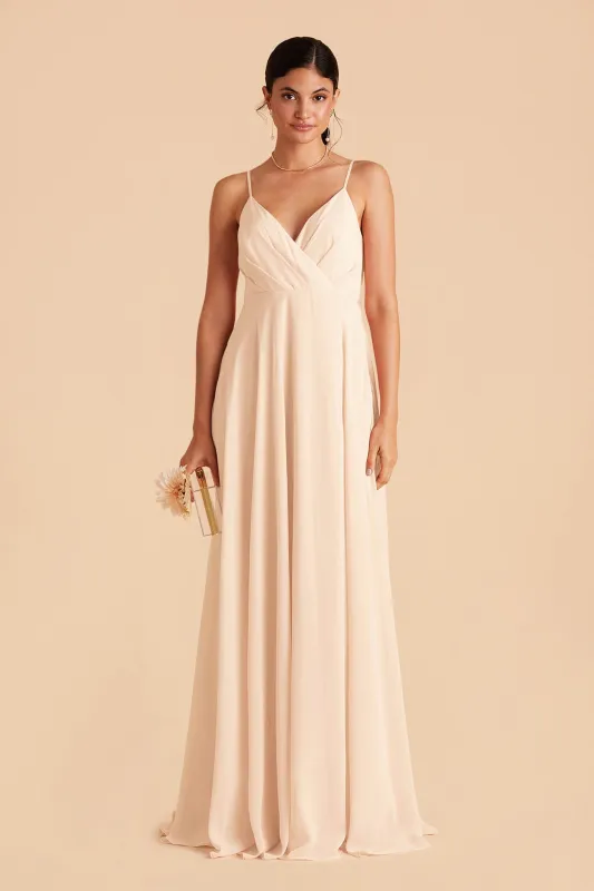 Kaia Chiffon Dress - Champagne sold by Birdy Grey