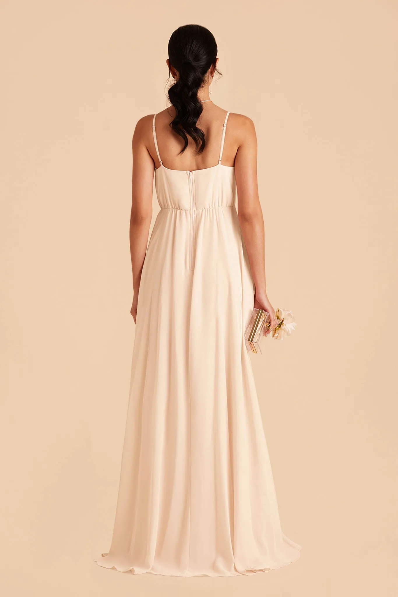 Kaia Chiffon Dress - Champagne sold by Birdy Grey product image thumbnail 5