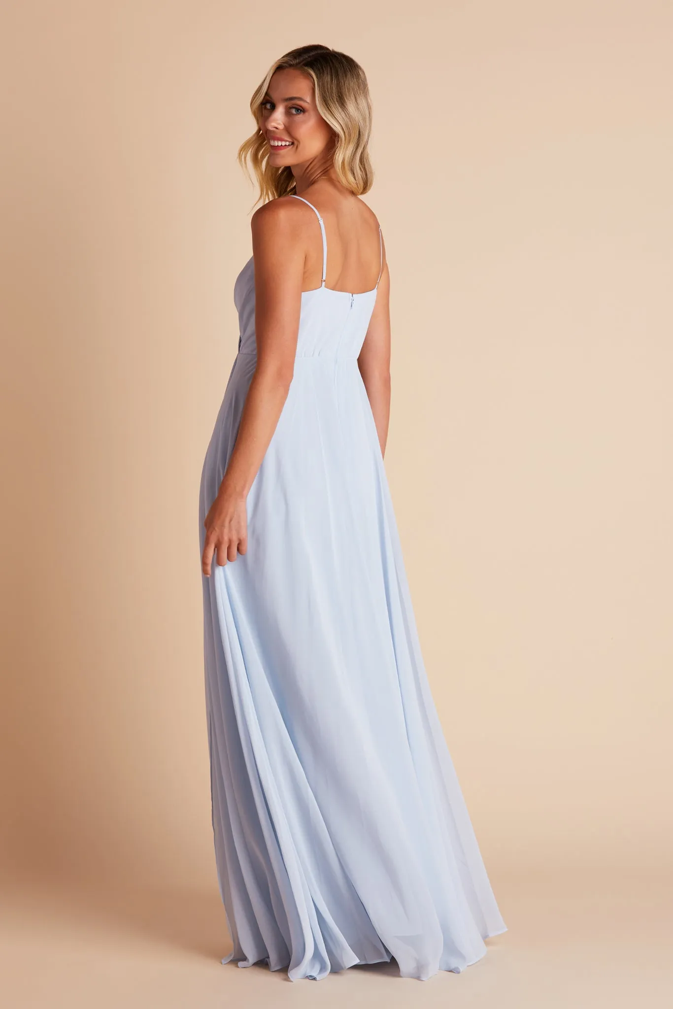 Kaia Chiffon Dress - Ice Blue sold by Birdy Grey product image thumbnail 3