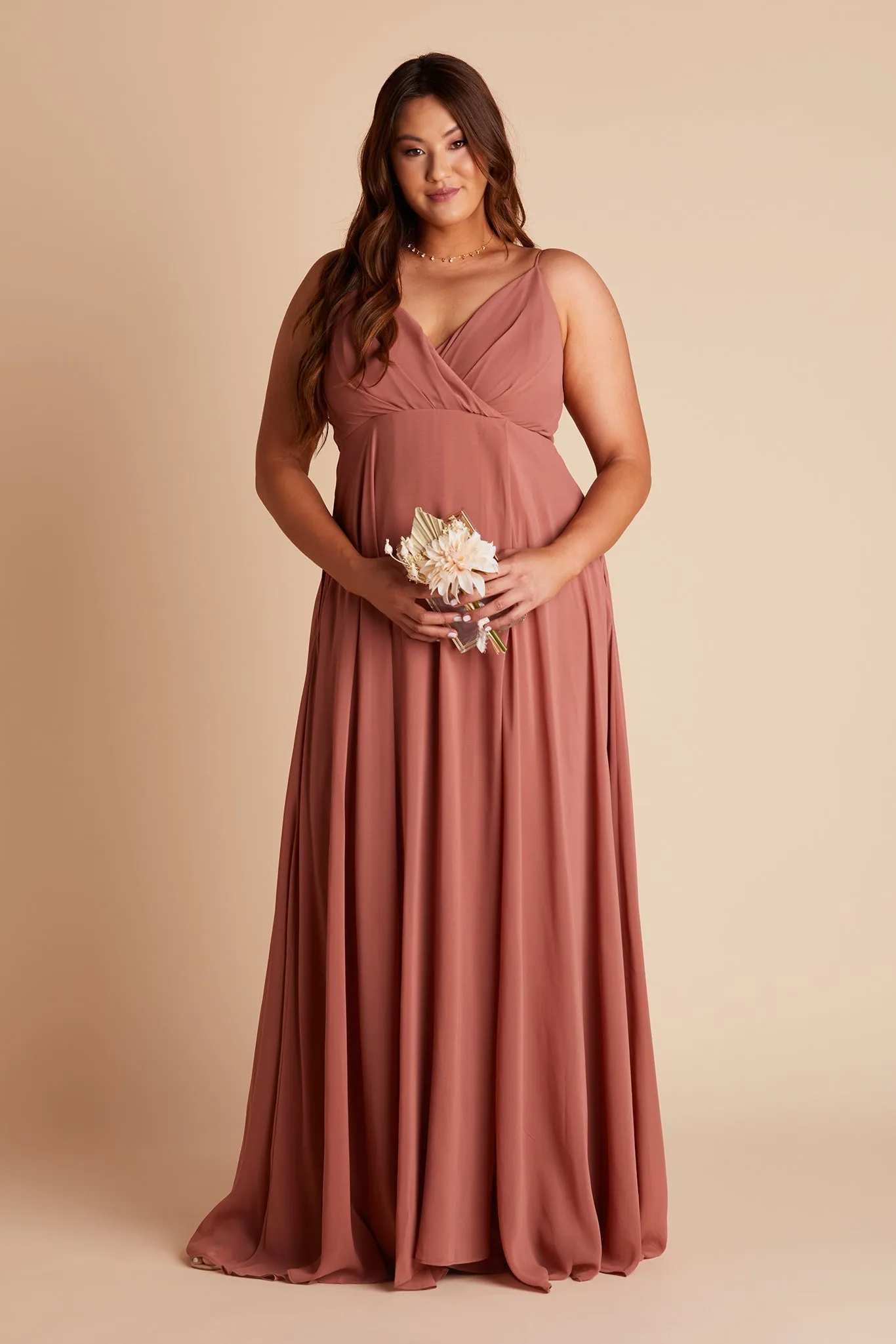 Kaia Chiffon Dress - Desert Rose sold by Birdy Grey product image thumbnail 3