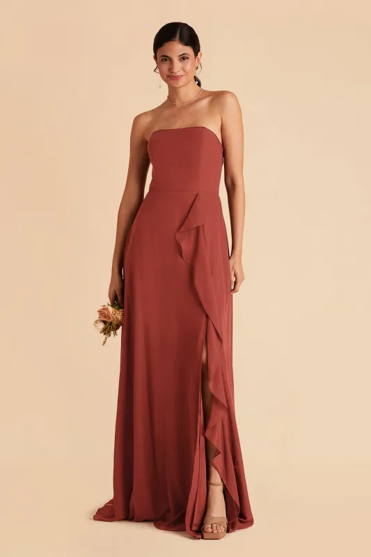 Winnie Chiffon Dress - Spice sold by Birdy Grey