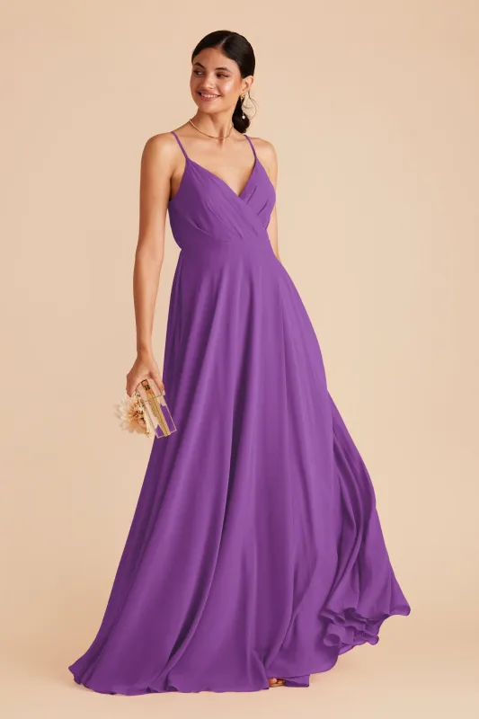 Kaia Chiffon Dress - Amethyst sold by Birdy Grey